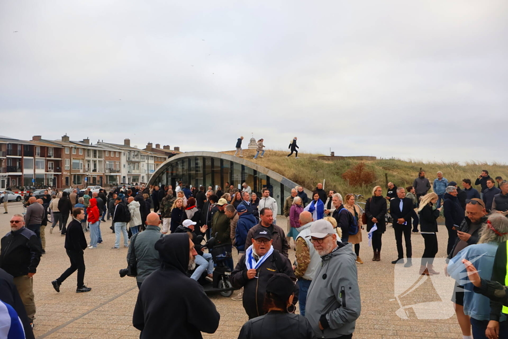 Demonstratie tegen eerdere Pro-Palestina demonstratie