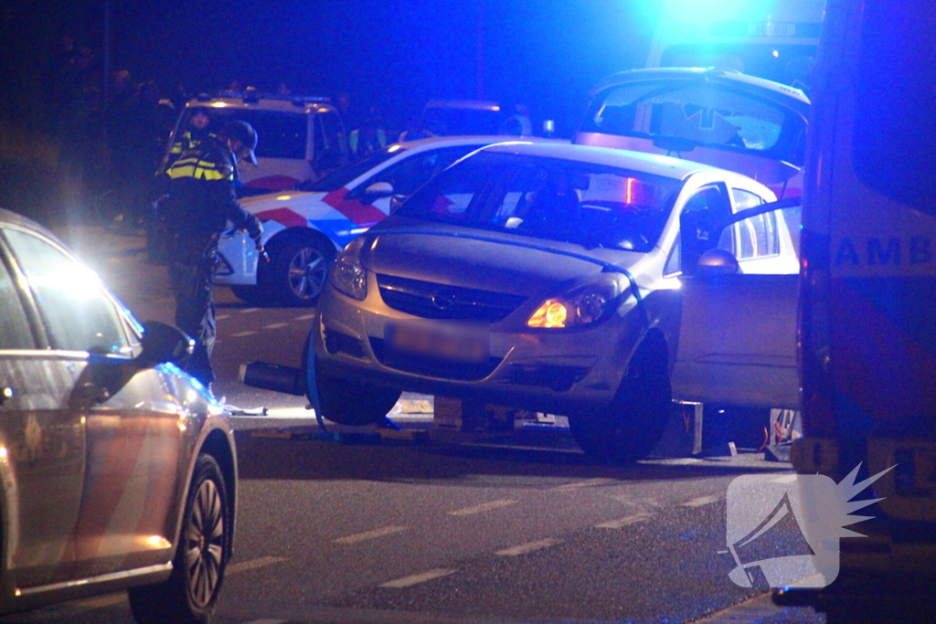 Zwaargewonde bij ongeval met personenauto