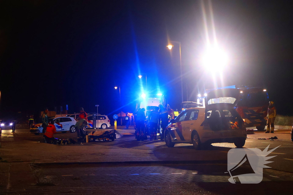 Zwaargewonde bij ongeval met personenauto