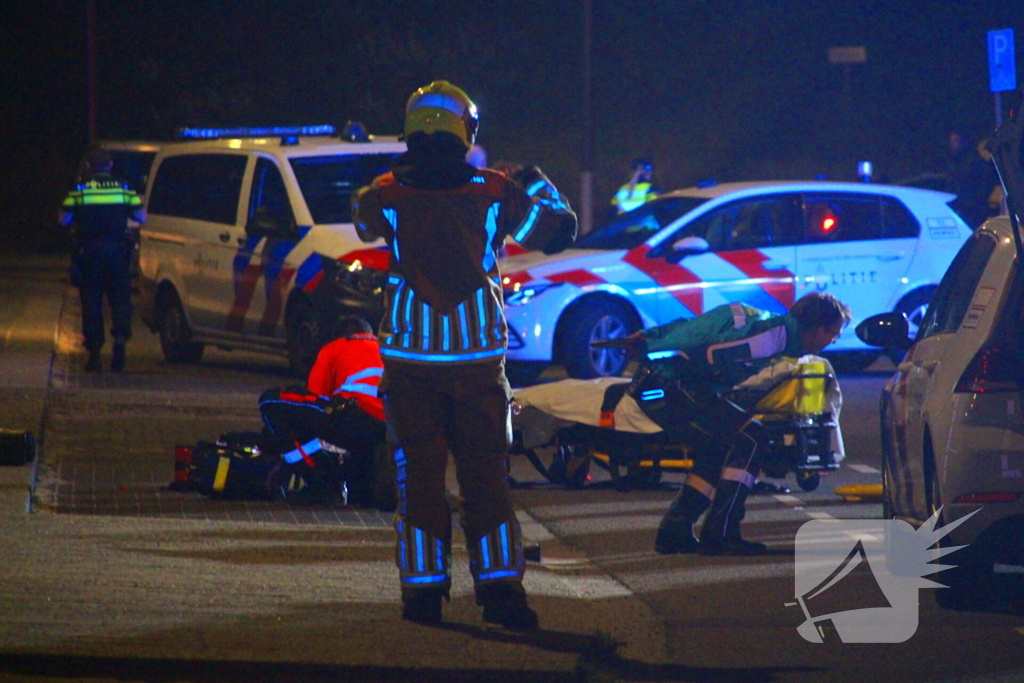 Zwaargewonde bij ongeval met personenauto