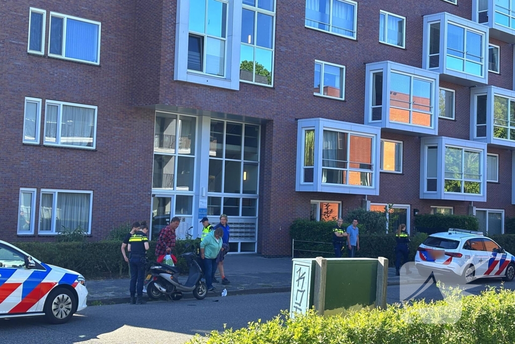 Scooterrijder gewond na val