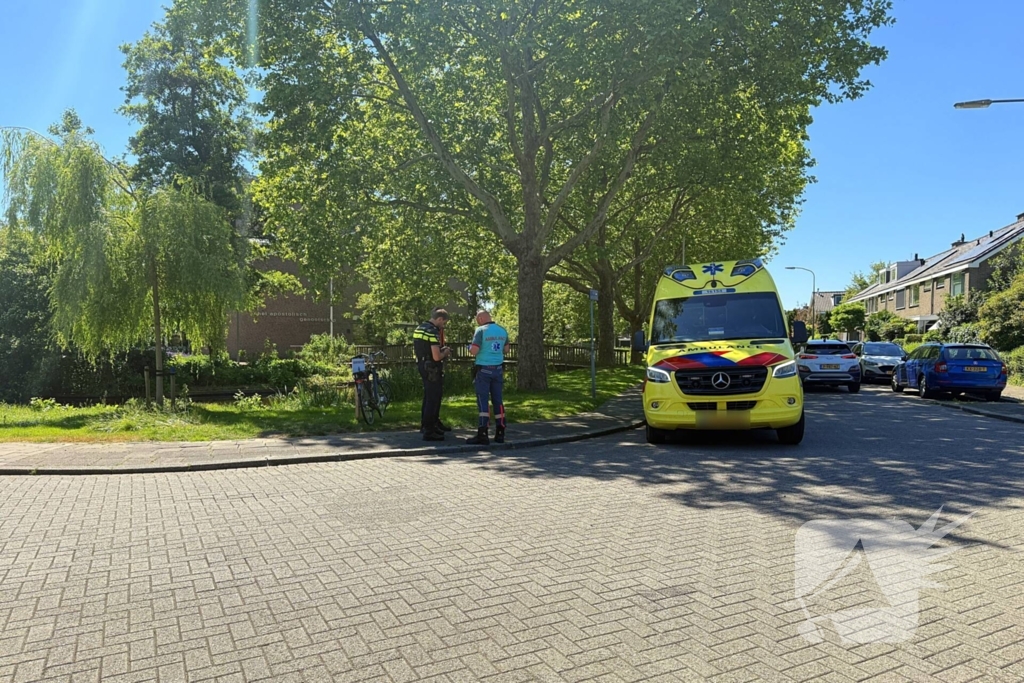 Fietsster gewond bij aanrijding