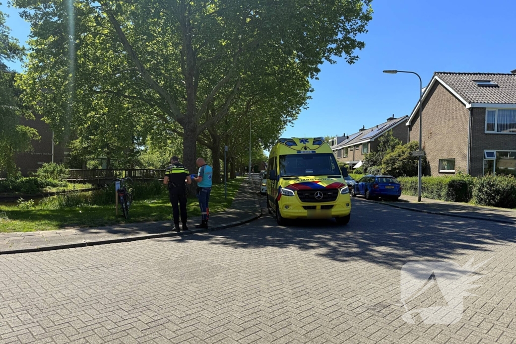 Fietsster gewond bij aanrijding