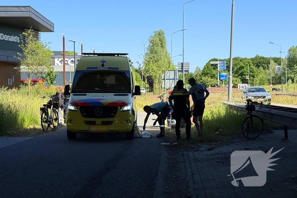 Wielrenner en fatbiker betrokken bij ongeval