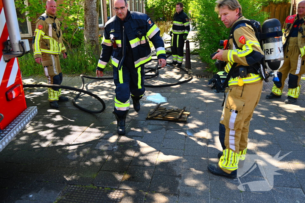 Brandweer succesvol bij blussen woningbrand