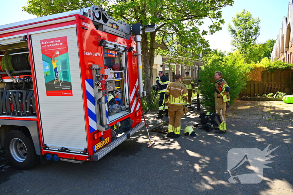 Brandweer succesvol bij blussen woningbrand