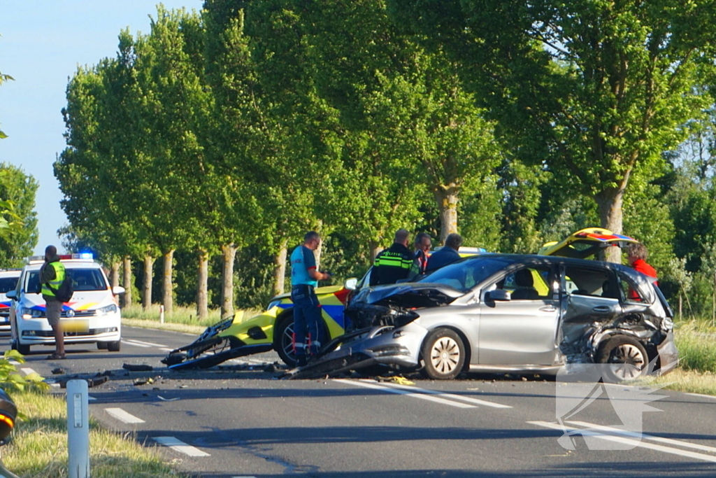 Ambulance betrokken bij ongeval