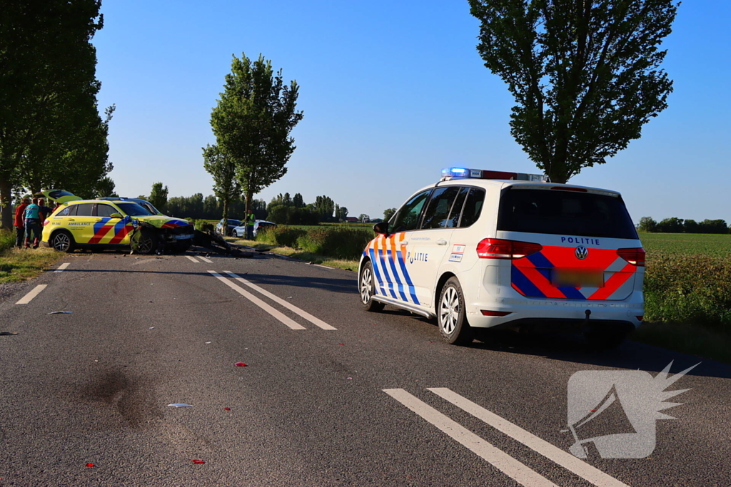 Ambulance betrokken bij ongeval