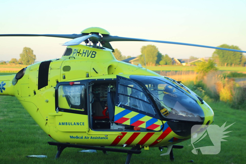 Traumateam assisteert bij medische noodsituatie