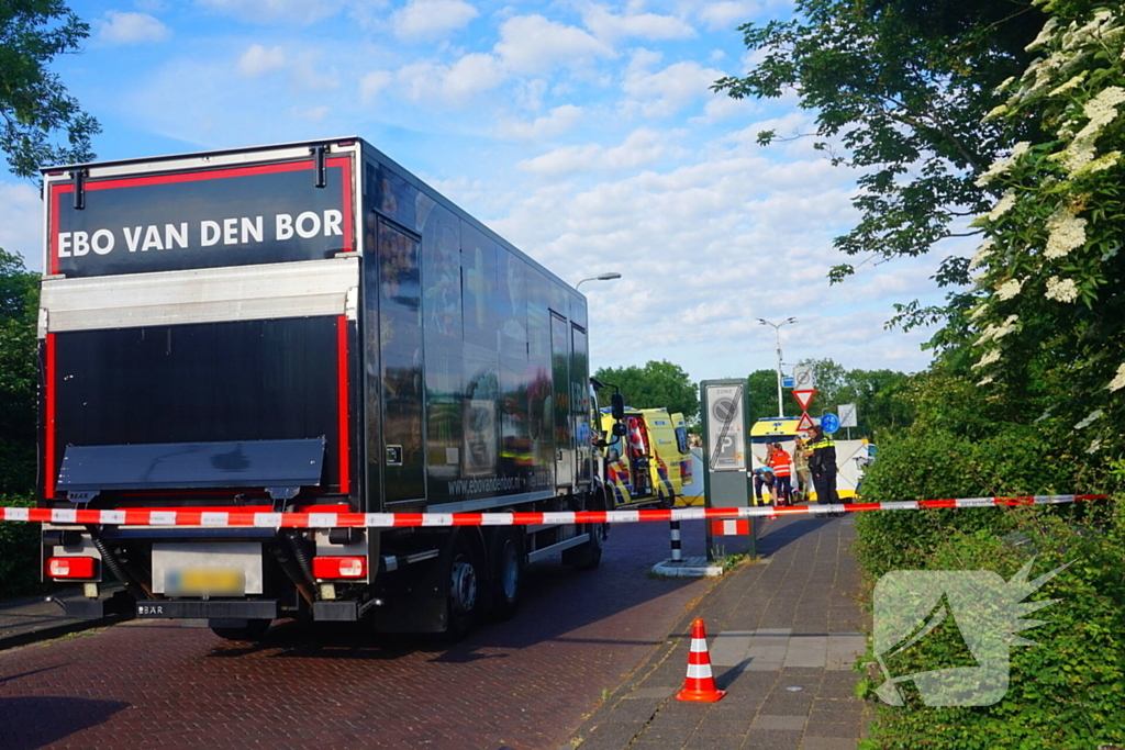 Fietser zwaargewond bij ernstig ongeval