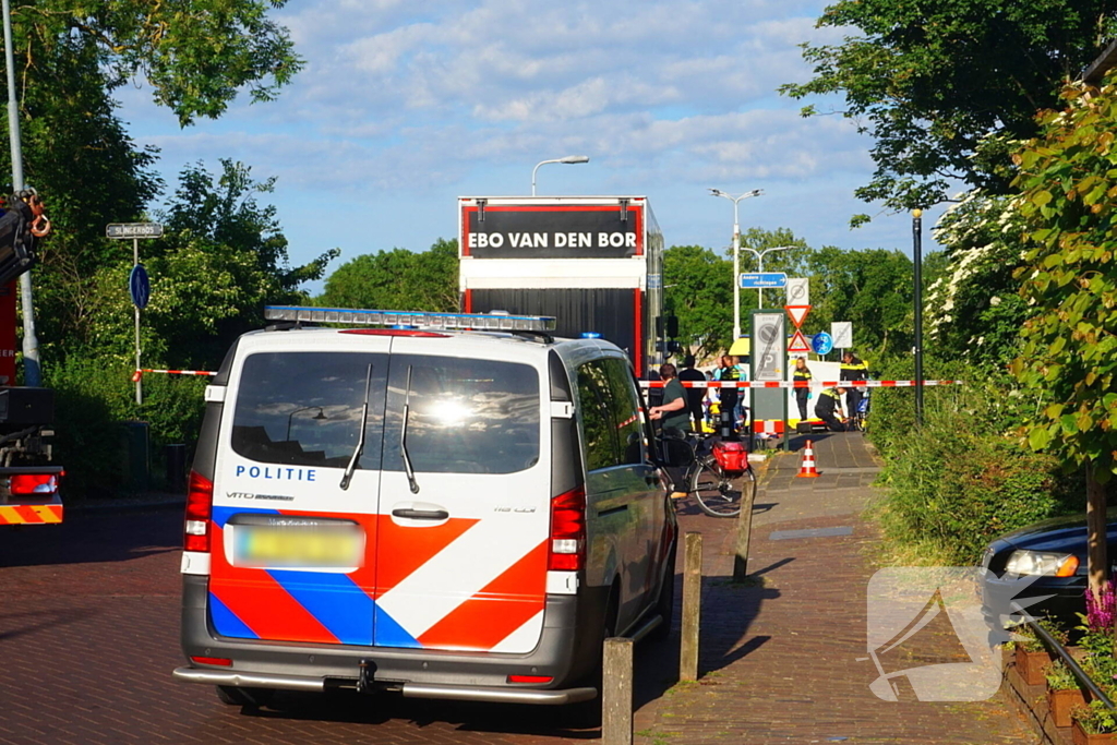 Fietser zwaargewond bij ernstig ongeval
