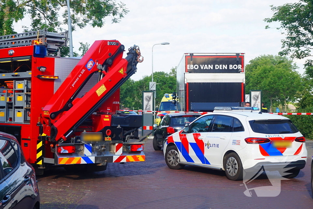 Fietser zwaargewond bij ernstig ongeval