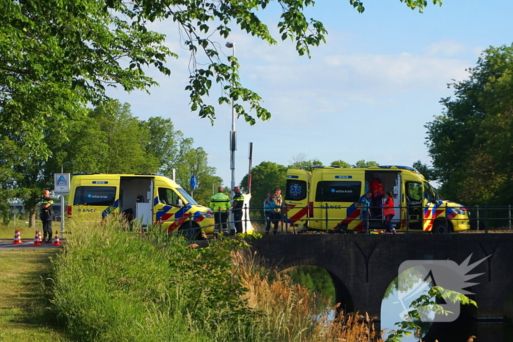 Fietser zwaargewond bij ernstig ongeval