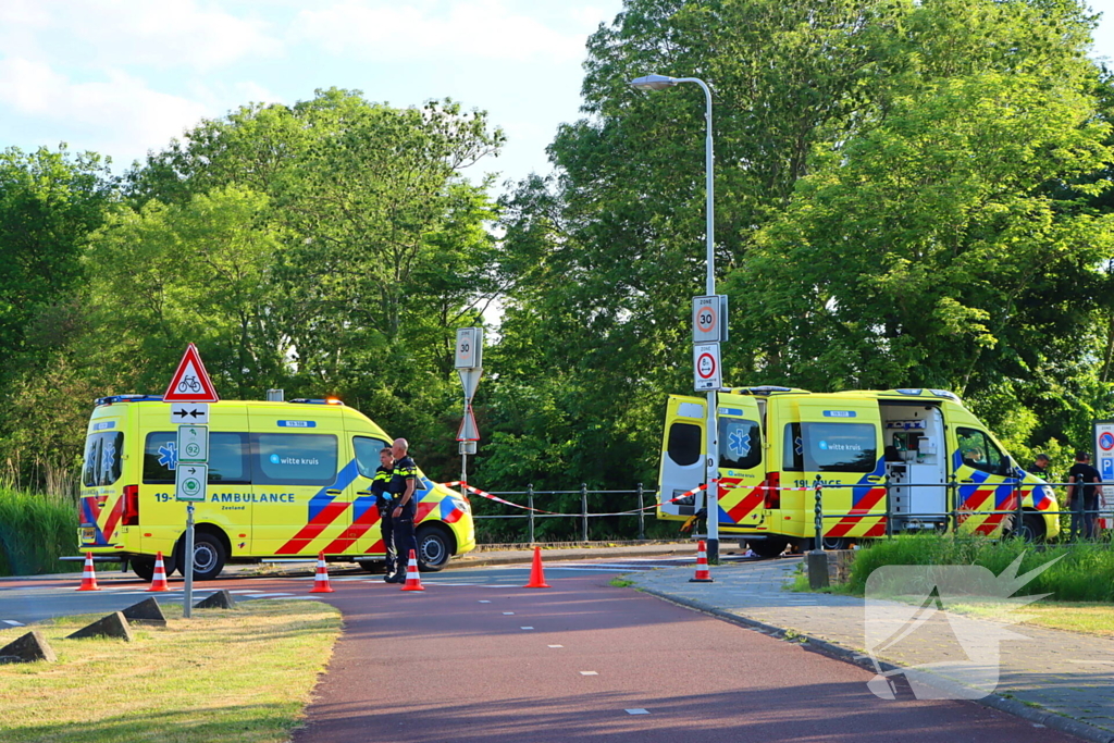 Fietser zwaargewond bij ernstig ongeval