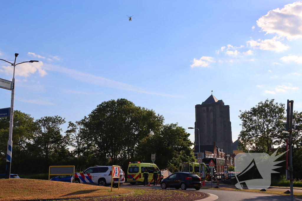 Fietser zwaargewond bij ernstig ongeval