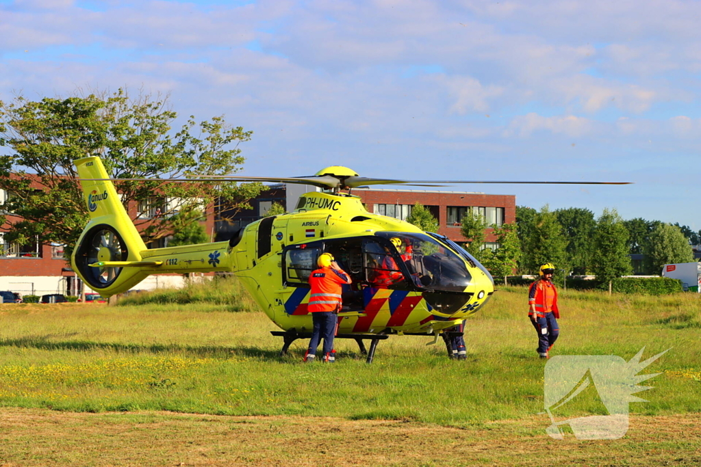 Fietser zwaargewond bij ernstig ongeval