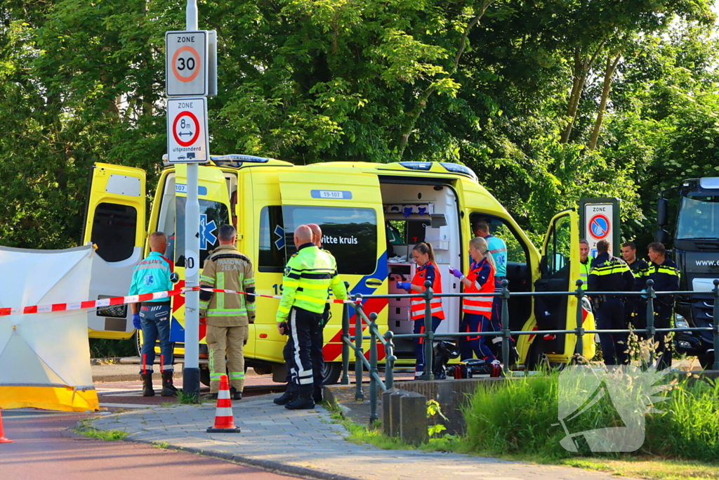 Fietser zwaargewond bij ernstig ongeval