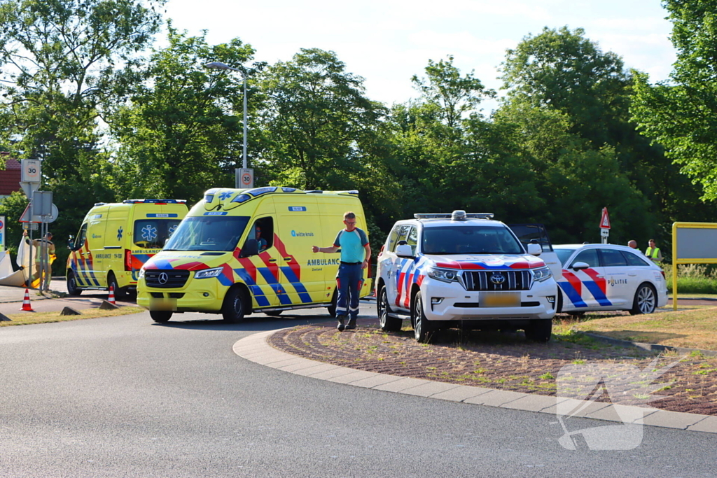 Fietser zwaargewond bij ernstig ongeval