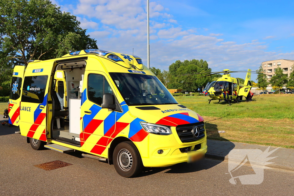 Fietser zwaargewond bij ernstig ongeval