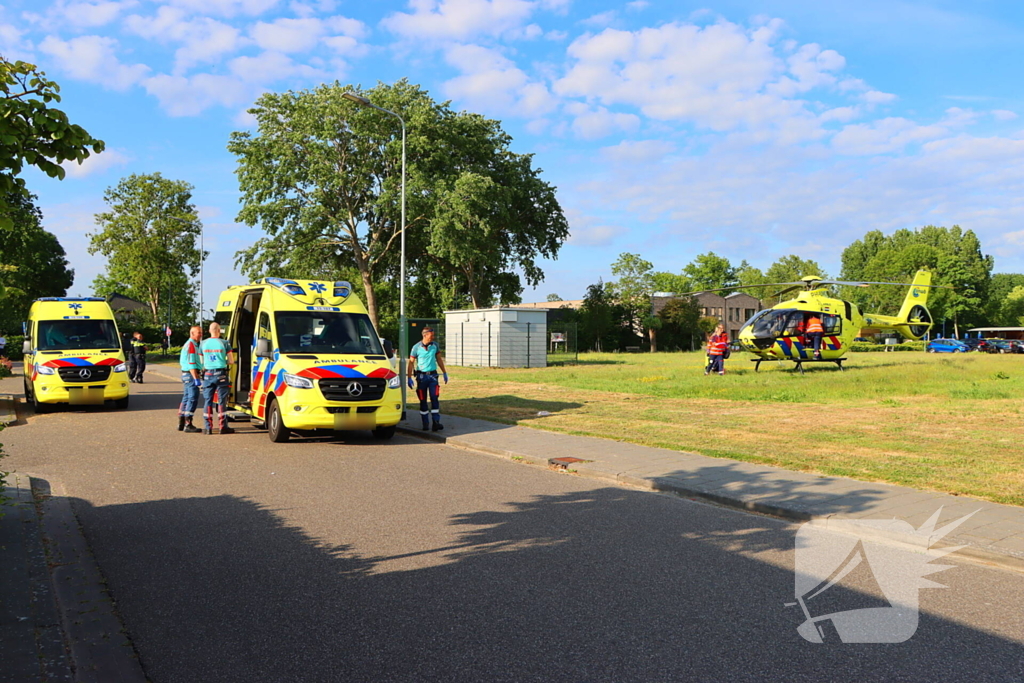 Fietser zwaargewond bij ernstig ongeval