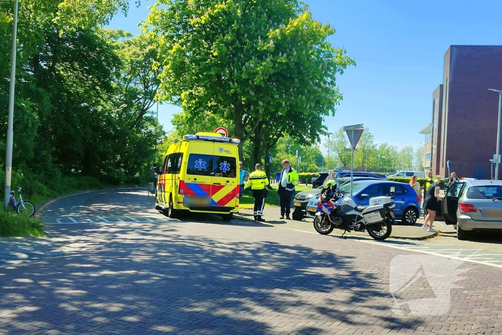 Fietser in aanrijding met auto