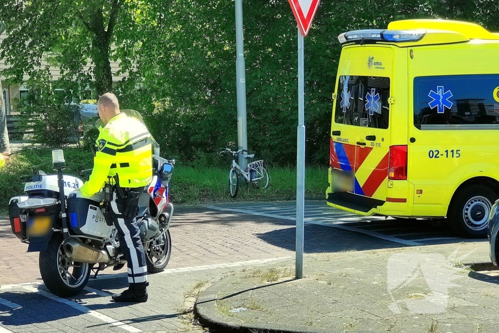 Fietser in aanrijding met auto