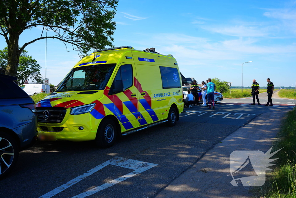 Scooterrijder gewond bij botsing