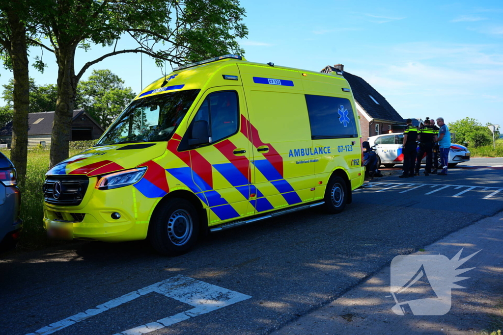 Scooterrijder gewond bij botsing