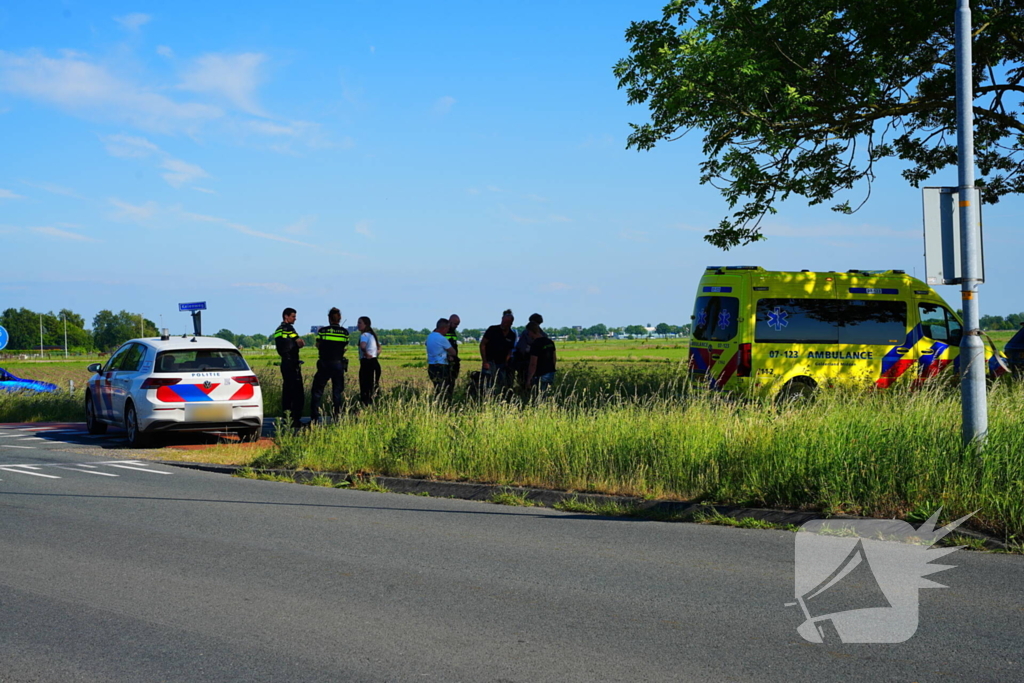 Scooterrijder gewond bij botsing