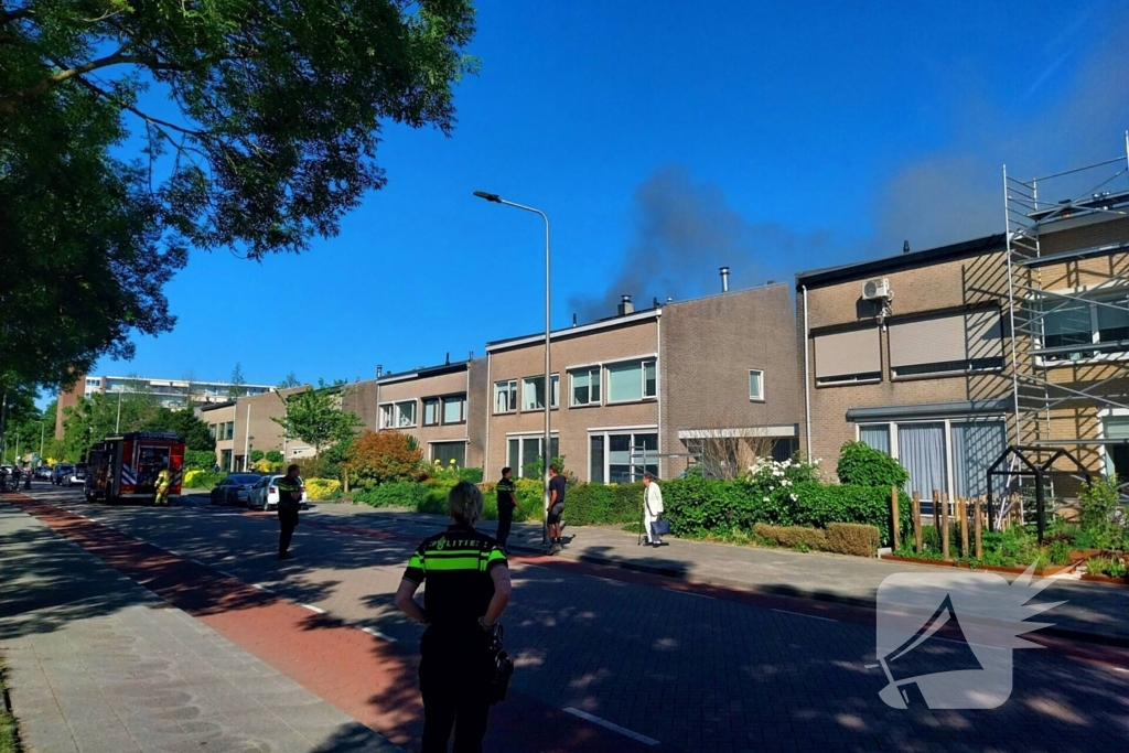 Brand in woning zorgt voor grote inzet