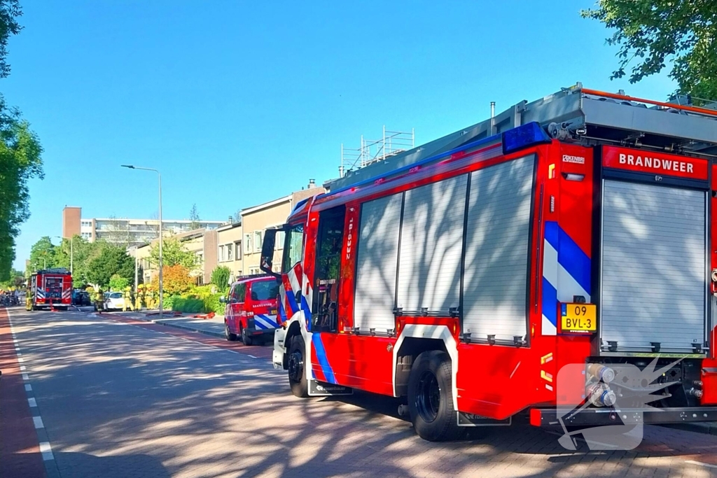 Brand in woning zorgt voor grote inzet