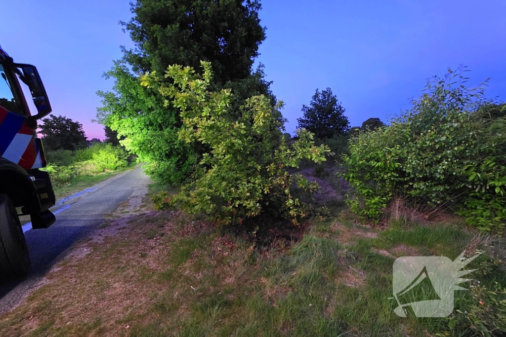 Brandstichting op de heide, politie houdt verdachte aan