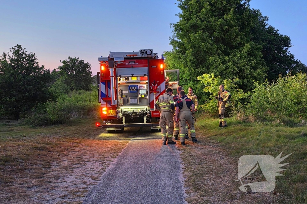 Brandstichting op de heide, politie houdt verdachte aan