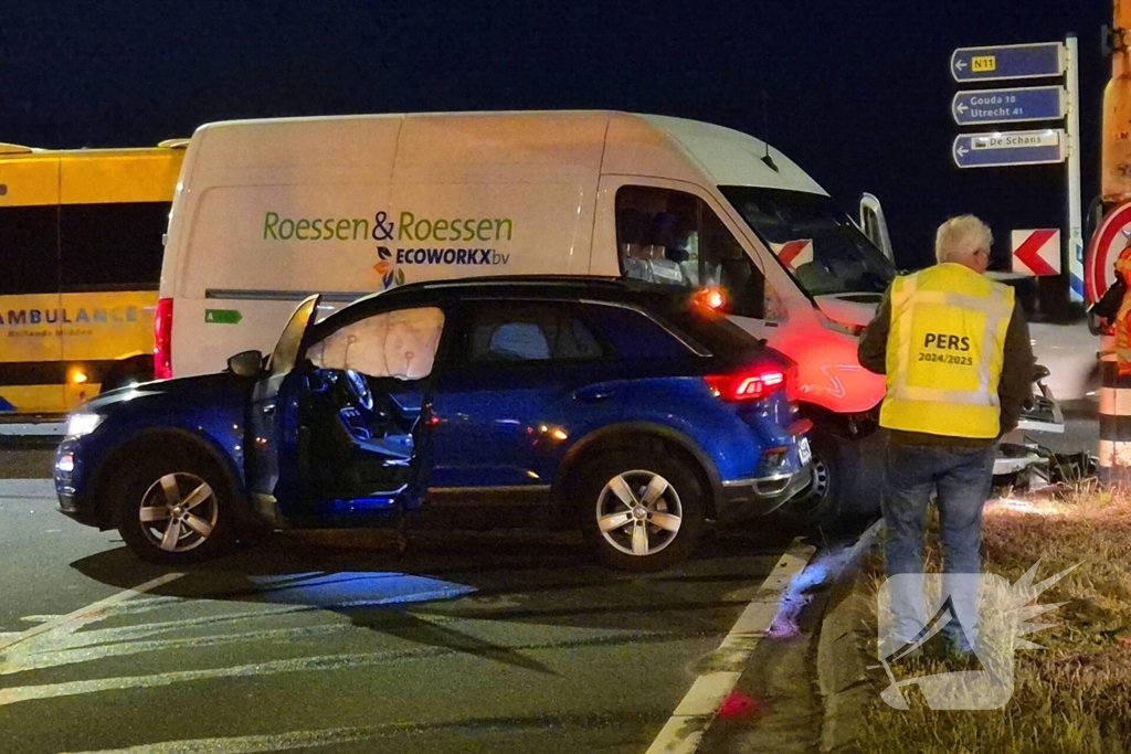 Meerdere voertuigen betrokken bij ongeval
