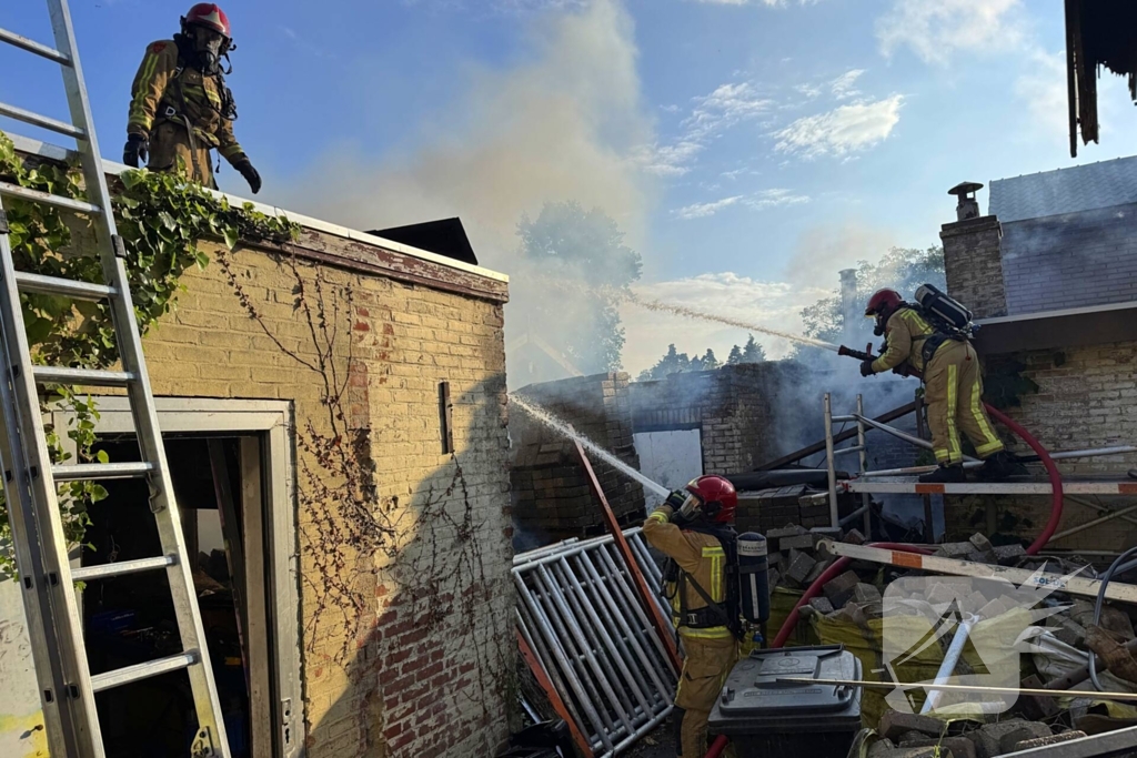 Onrust bij schuurbrand