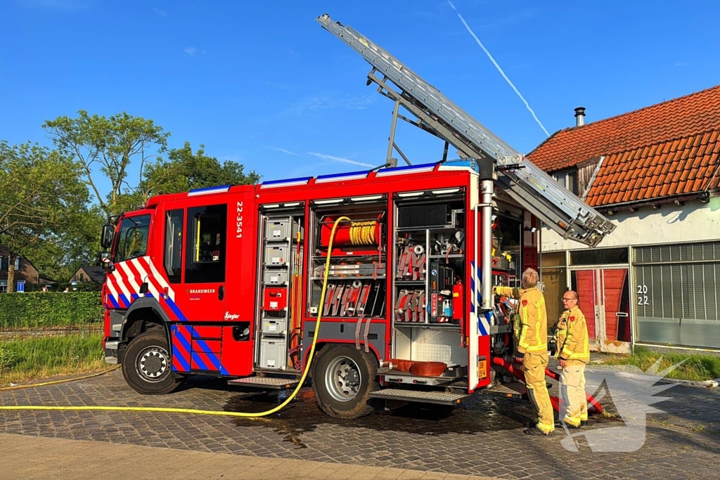 Onrust bij schuurbrand