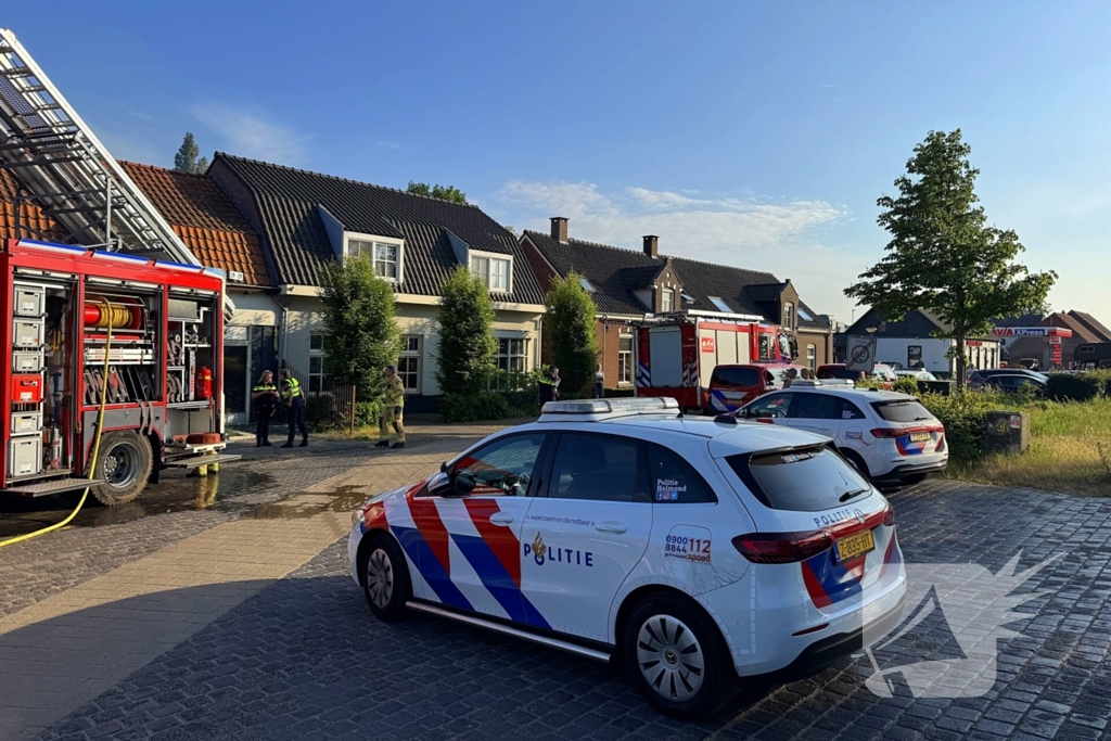 Onrust bij schuurbrand