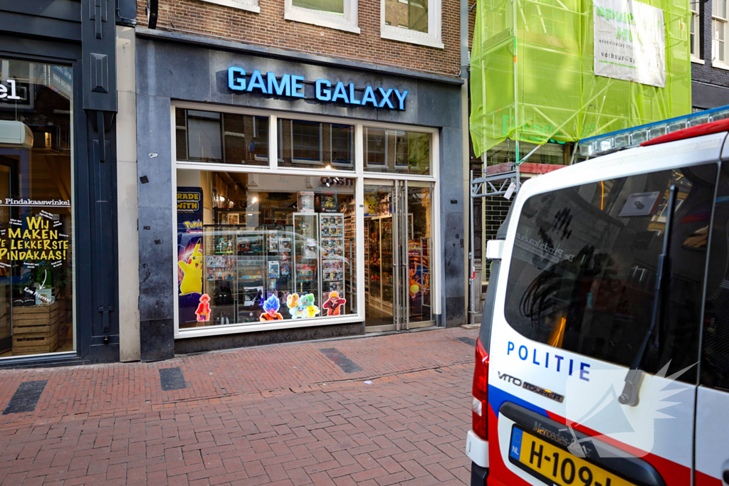 Gewapende overval op gamewinkel
