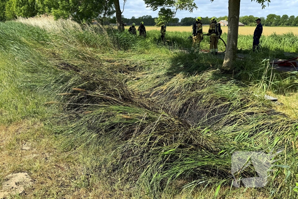 Bermbrand snel geblust