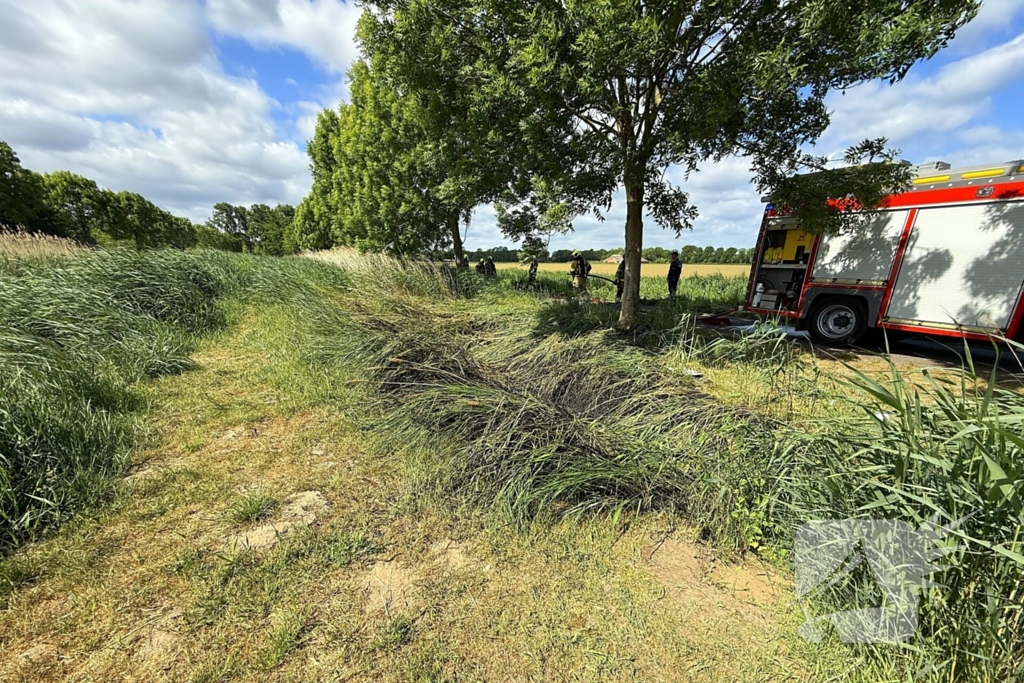 Bermbrand snel geblust