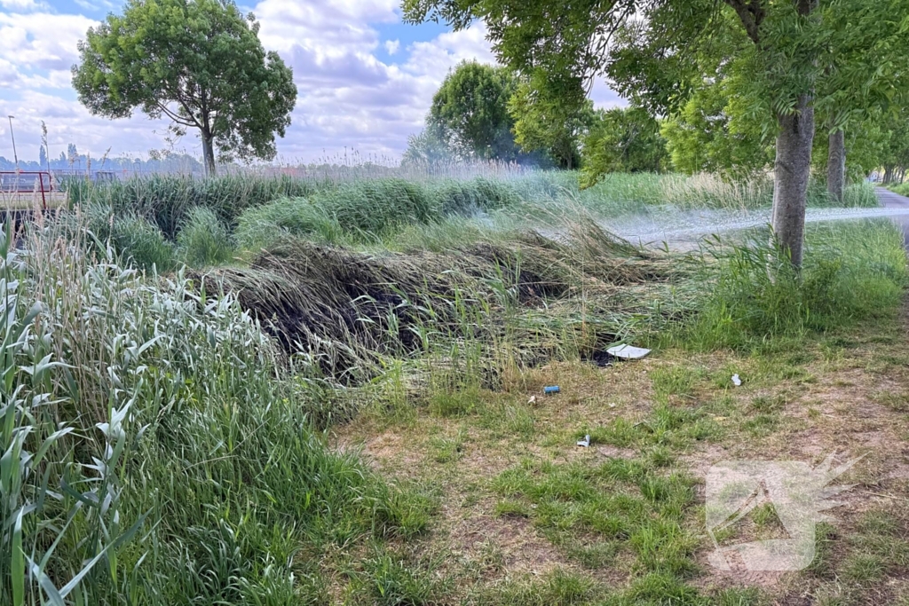 Bermbrand snel geblust