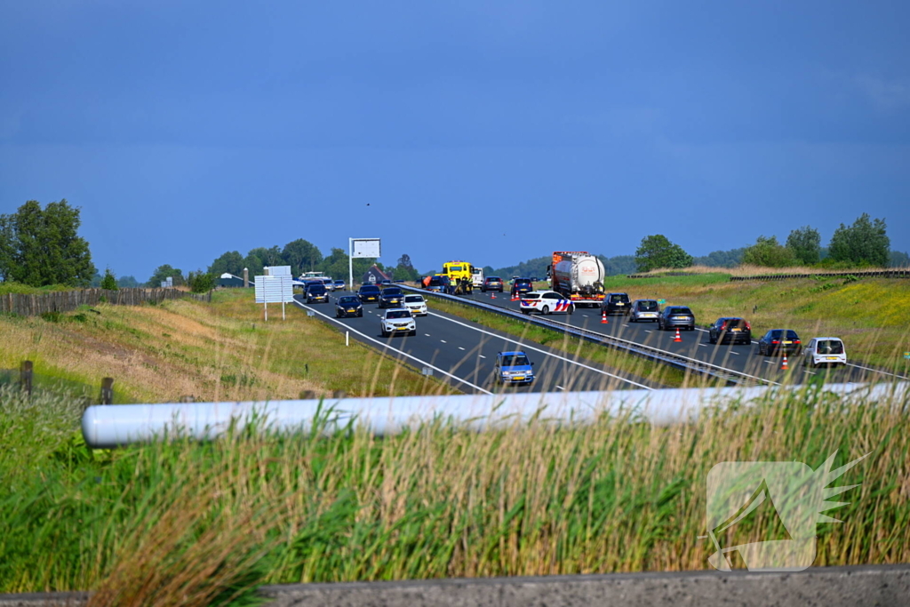 Ongeval zorgt voor verkeershinder