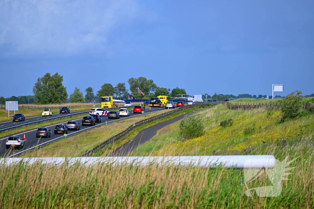 Ongeval zorgt voor verkeershinder