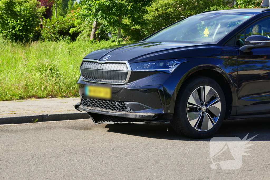 Ongeval tussen auto en scooterrijder