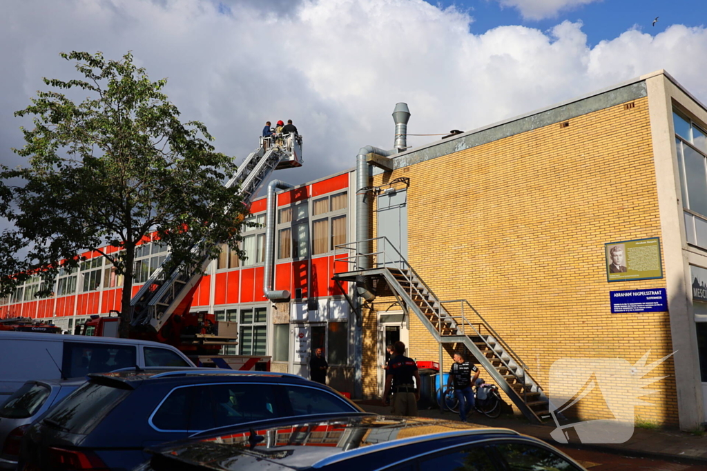Brandweer ingezet voor brand in bedrijfspand