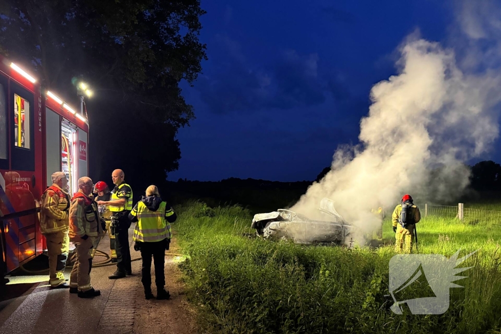 Brandweer ingezet voor autobrand