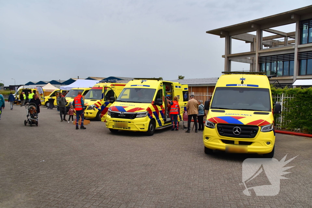 Drukte tijdens grote hulpverleningsdemonstratie