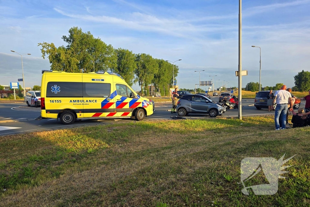 Brommobiel fiks beschadigd bij ongeval