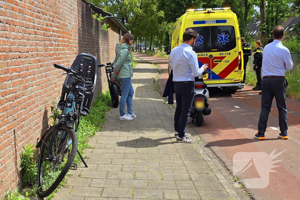 Scooterrijder gewond na ongeval met ebiker