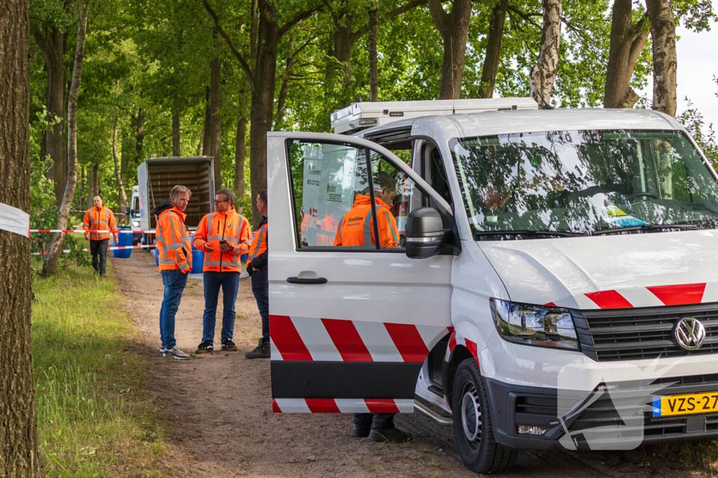 Brandweer ingezet voor achtergelaten vaten